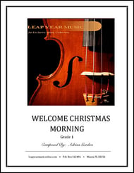 Welcome Christmas Morning Orchestra sheet music cover Thumbnail